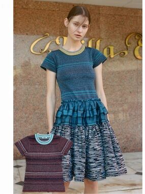 Anais Jourden Pre-Fall 2017 Metallic Striped Top